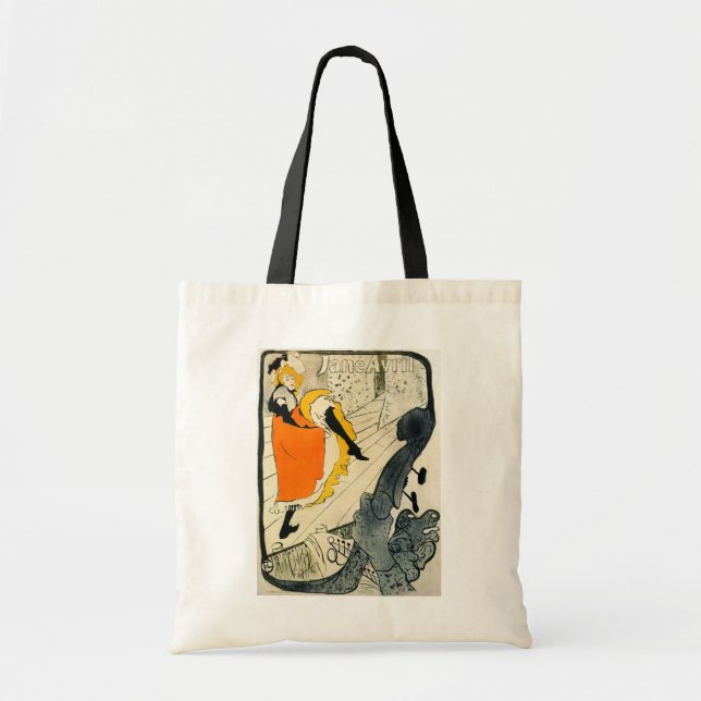 Bolsa Tote Lautrec: Jane Avril Dançando o Can-Can (Frente)