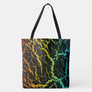 Bolsa Tote Lava de espaço rachada - Calor ROYCB