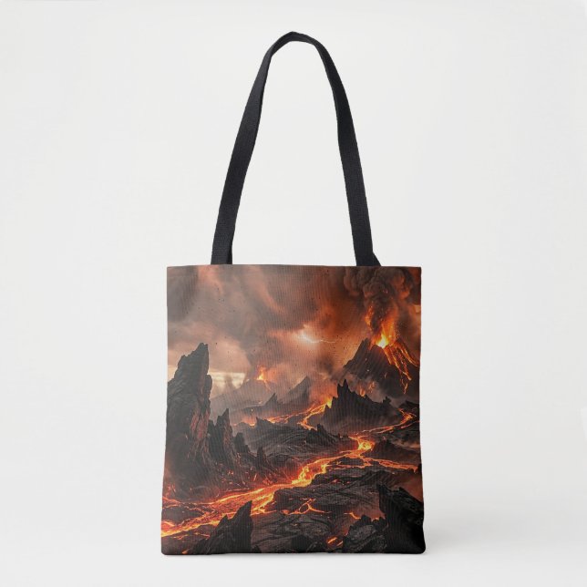 Bolsa Tote Lava Vulcânica (Frente)