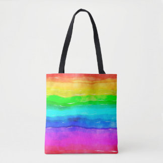Bolsa Tote Lavagem de tintas aquáticas com aquarela