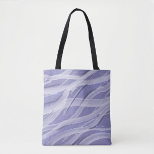 Bolsa Tote Lavanda Abstrato de Aquarela