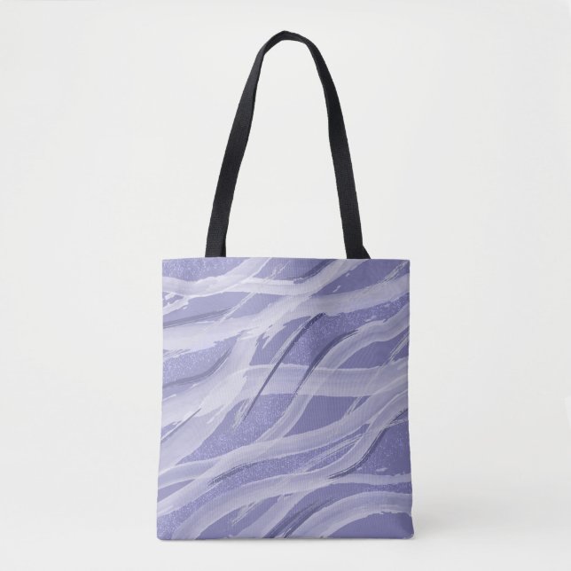 Bolsa Tote Lavanda Abstrato de Aquarela (Frente)