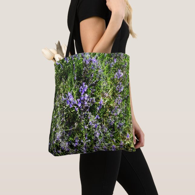 Bolsa Tote Lavanda adorável..... (Close Up)