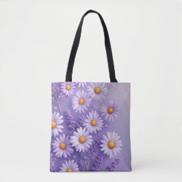 Bolsa Tote Lavanda de Amor e Margarida