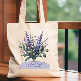 Bolsa Tote Lavanda de Casamento Lily do Vale