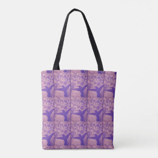 Bolsa Tote Lavanda desbotada Cachorros-solteiros