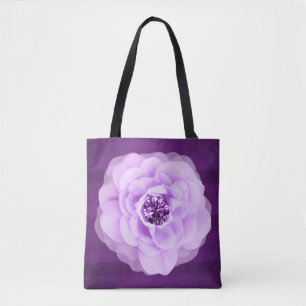 Bolsa Tote Lavanda Diamond Rosa Purple Grunge