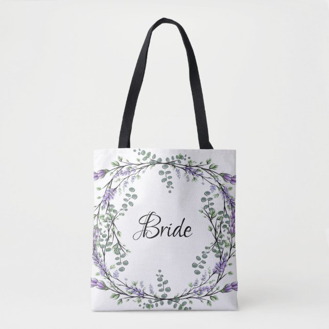 Bolsa Tote Lavanda e Eucalyptus (Frente)