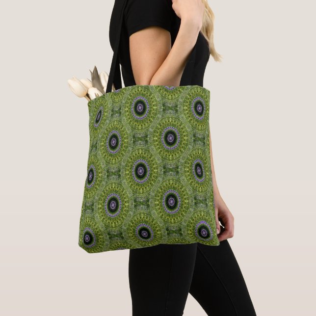 Bolsa Tote Lavanda Mandala Garden....... (Close Up)