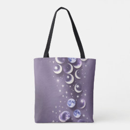 Bolsa Tote Lavender Moon Calm Dreamy Aesthetic