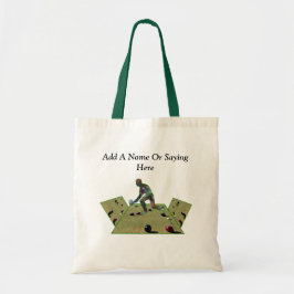 Bolsa Tote Lawn Bowls Adicione Um Nome Aqui Design,