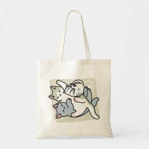 Bolsa Tote Lazer - Design de Gatos Preguiçosos