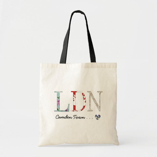 Bolsa Tote LDN: Cidade de Camden (Frente)