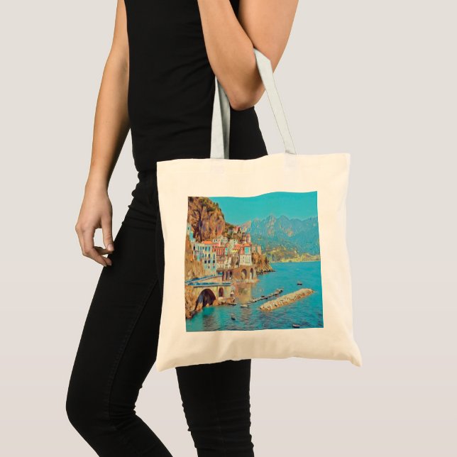 Bolsa Tote ldp ATRANI.- Costa Amalfi - (Frente (produto))