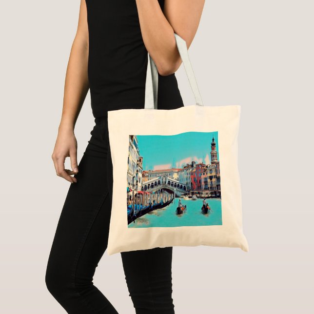 Bolsa Tote ldp VENICE - gondolas - rialto - (Frente (produto))