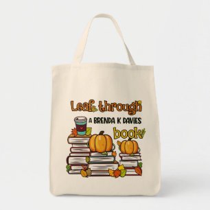 Bolsa Tote Leaf Através De Um Livro De Brenda K Davies