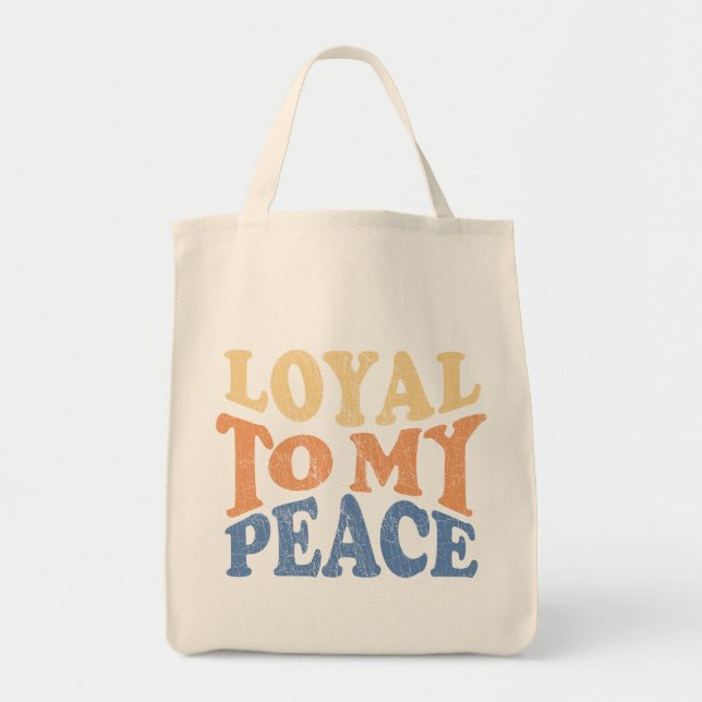 Bolsa Tote Leal à Minha Paz (Frente)
