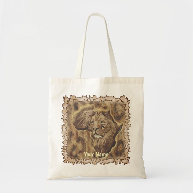 Bolsa Tote Leão África  (Frente)