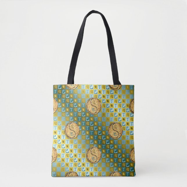 Bolsa Tote Leão & Cobra de Fogo (Frente)