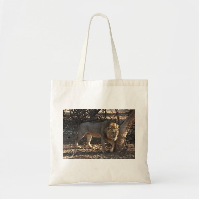 Bolsa Tote Leão Com Ombro Comichão, Zâmbia (Frente)
