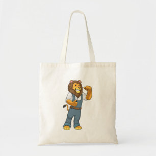 Bolsa Tote Leão como chave de fenda Handyman