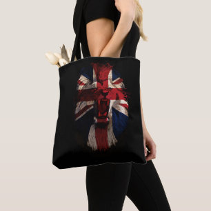Bolsa Tote Leão Patriótico Britânico
