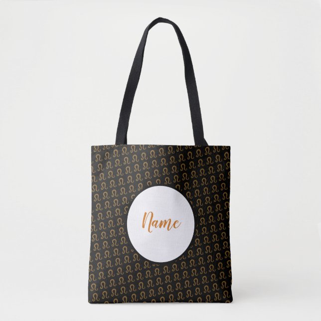 Bolsa Tote Leão Personalizado, Leo Gift (Frente)