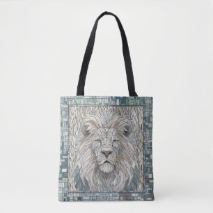Bolsa Tote Leão Retrait Musaic Art