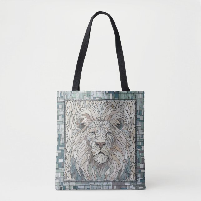Bolsa Tote Leão Retrait Musaic Art (Frente)