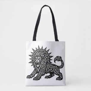 Bolsa Tote Leão Zodíaco Sol‑Crina Leão   BurnsInHell