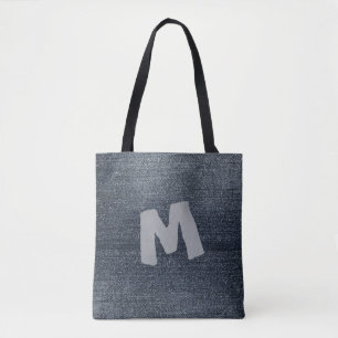 Bolsa Tote Legal aparência de Denim