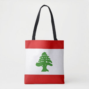 Bolsa Tote Legal bandeira do Líbano