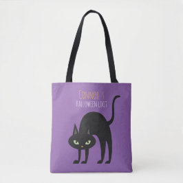 Bolsa Tote Legal Black Cat Kids Trick ou Treing