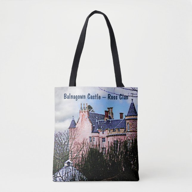 Bolsa Tote Legal Castelo Balnagown, Scottish Ross Clan (Frente)