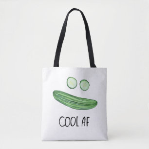 Bolsa Tote Legal como "uma aguarela engraçada do AF legal" do
