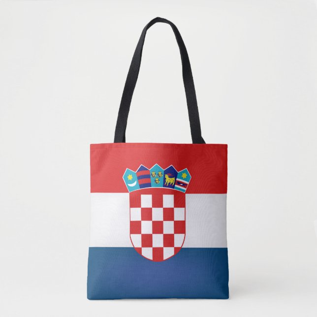 Bolsa Tote Legal Croácia Flag Fashion (Frente)