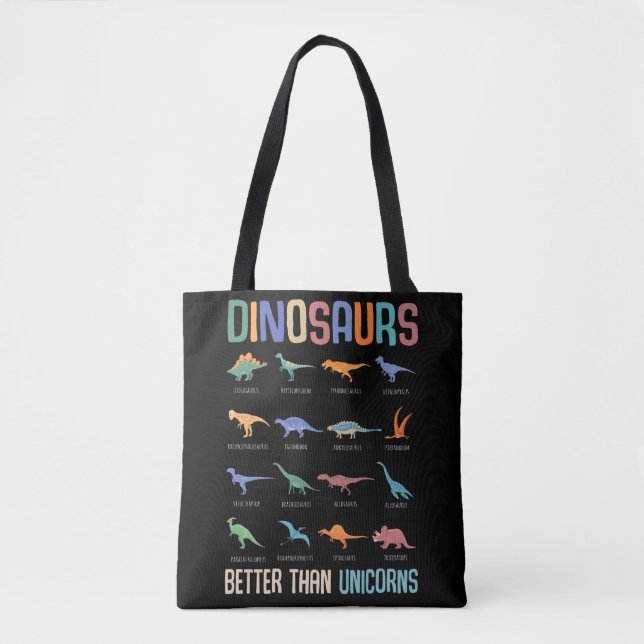 Bolsa Tote Legal Dinossaur Fan Dino Boys Trex (Frente)