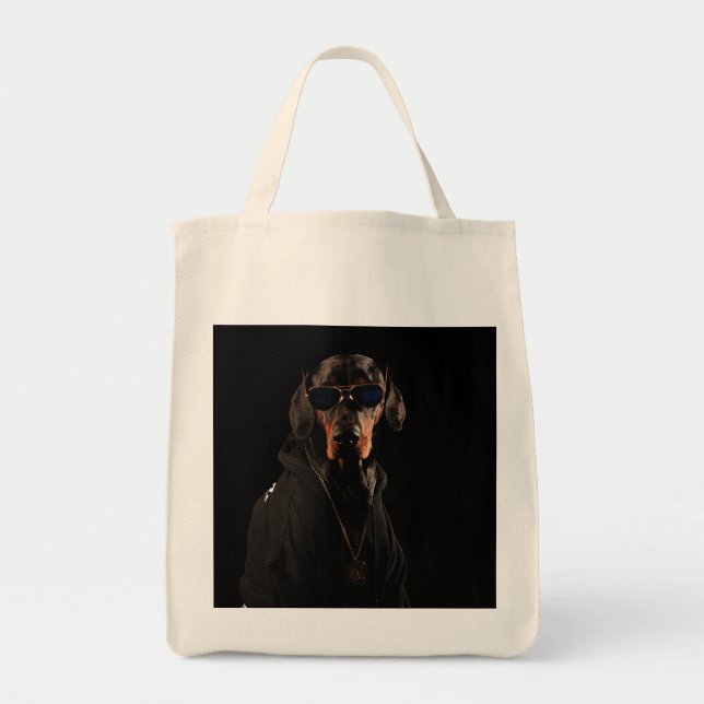 Bolsa Tote Legal Doberman (Frente)
