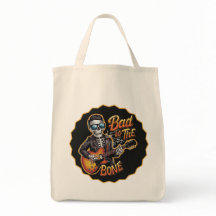 Legal esqueleto ruim ao osso com guitarra