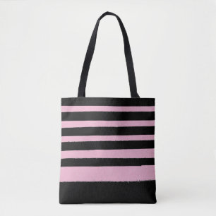 Bolsa Tote Legal  Greve Moderna Cor-de-Rosa Preta