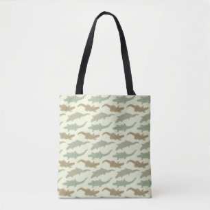 Bolsa Tote Legal jacarés Camo - padrão perfeito.