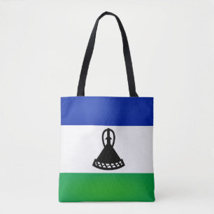 Bolsa Tote Legal Moda da Bandeira Lesoto