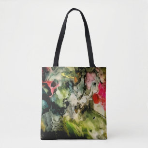 Bolsa Tote Legal padrão de Abstrato de Paleta Mensal