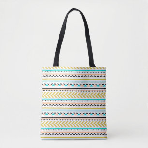 Bolsa Tote Legal padrão Geométrico Aztec Inspirado