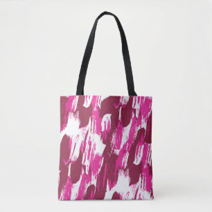 Bolsa Tote Legal pincel rosa trava padrão uniforme moderno