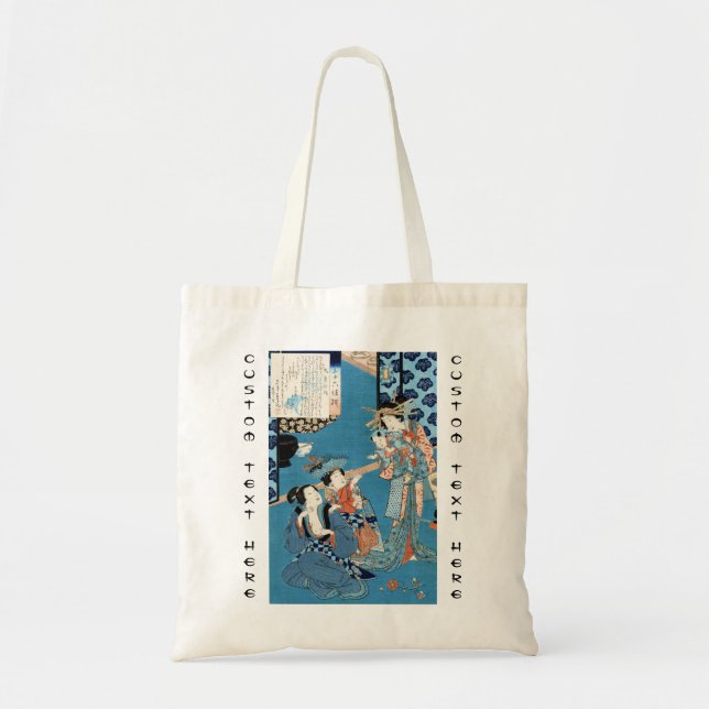 Bolsa Tote Legal pintura japonesa ukiyo-e senhoras e arte inf (Frente)