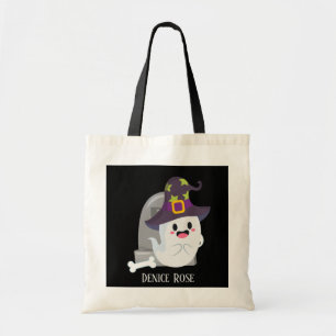 Bolsa Tote legal trato de fantasma do Halloween para criança
