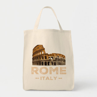Bolsa Tote Legal Vintage Roma Italia Colosseum Souvenirs Roma