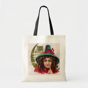 Bolsa Tote legal vintage, trapaça de bruxa de Halloween