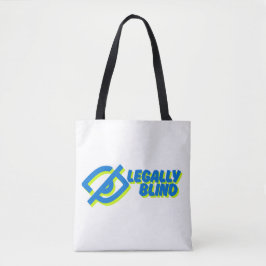 Bolsa Tote Legalmente cego - Reconhecimento de símbolos